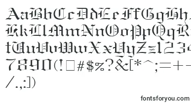  Oldenglish ffy font